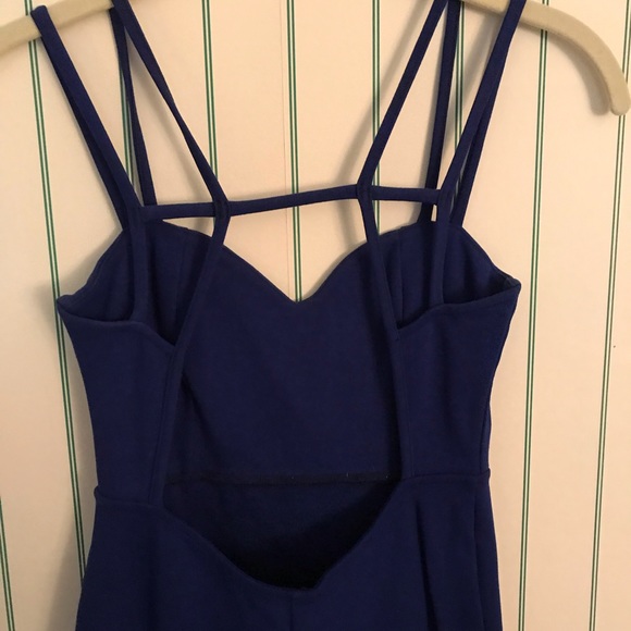 BRINGING IT BACK ROYAL BLUE BODYCON DRESS - Picture 5 of 7